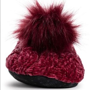 Muk Luks Faux Fur Ballerina Slippers! NWT! Size L/XL